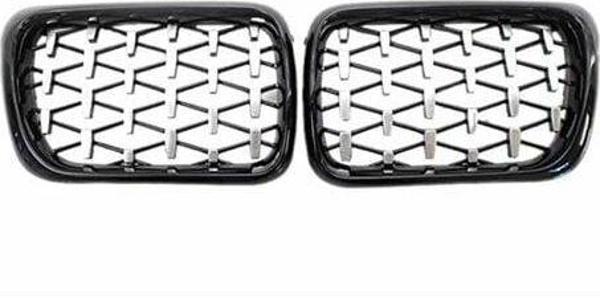 Bmw 3 Serisi 1997-1999 E36 Diamond Panjur (Böbrek) Piano Black Çerçeve - Image 1