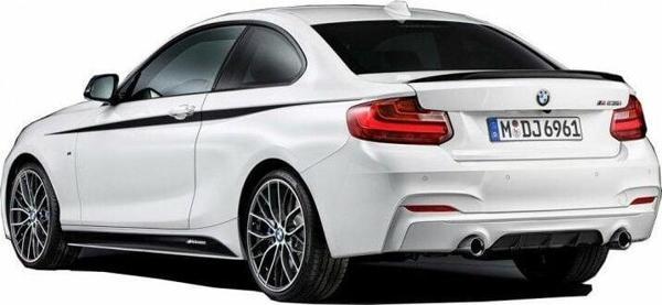 Bmw F22 2 Serisi 2013 - 19 M Performance Difüzör Plastik Boyasız - Image 1