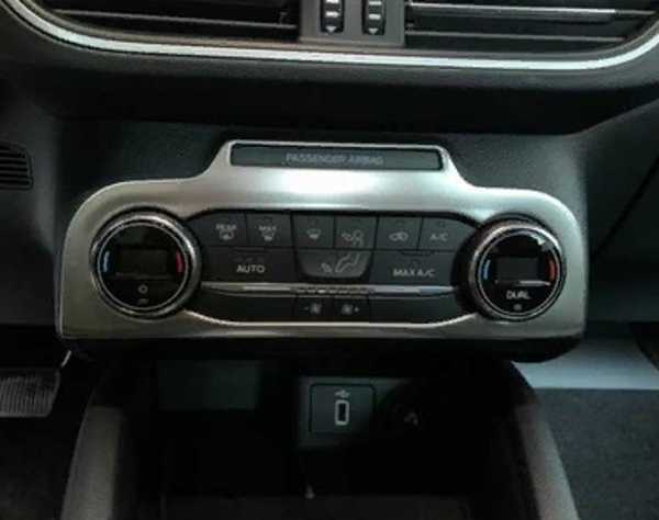 Ford Focus 2019+ Klima Panel Kaplama Silver(Paslanmaz Çelik) - Image 1