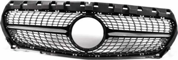 Mercedes W117 2016-2018 CLA Uyumlu Diamond Panjur - Siyah - Image 1