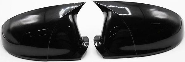 Fiat Punto 2012 - 2018 Piano Black Batman Yarasa Ayna Kapağı - Image 1