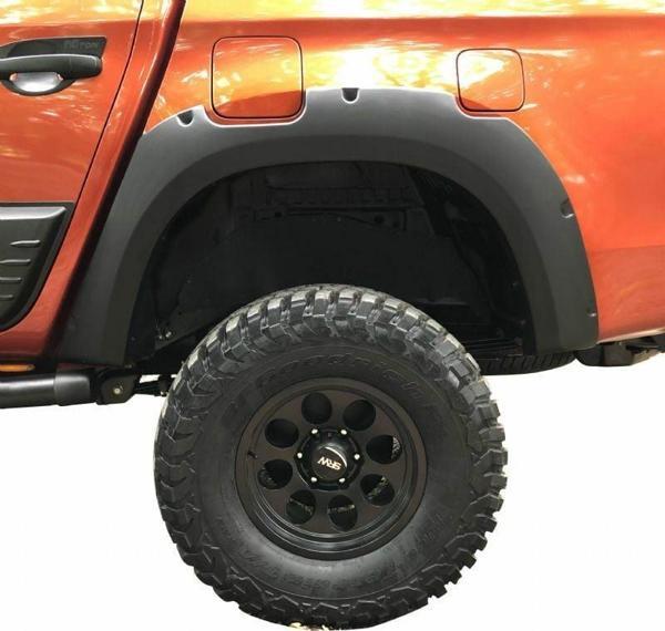 Mitsubishi L200 2019+ Çıkıntılı Civatasız Çamurluk Kaplama Dodik Çift Depo - Image 1