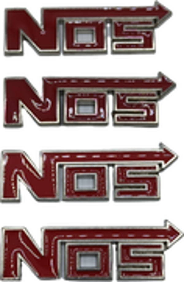 Nos Bagaj Logosu 4Lü Kırmızı - Image 1