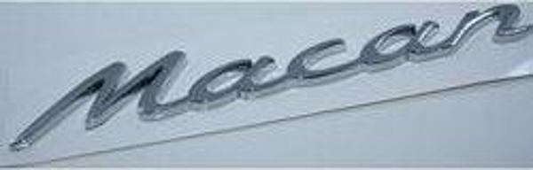 Porsche Macan Uyumlu Oem Bagaj Logosu Krom (AL-7) - Image 1