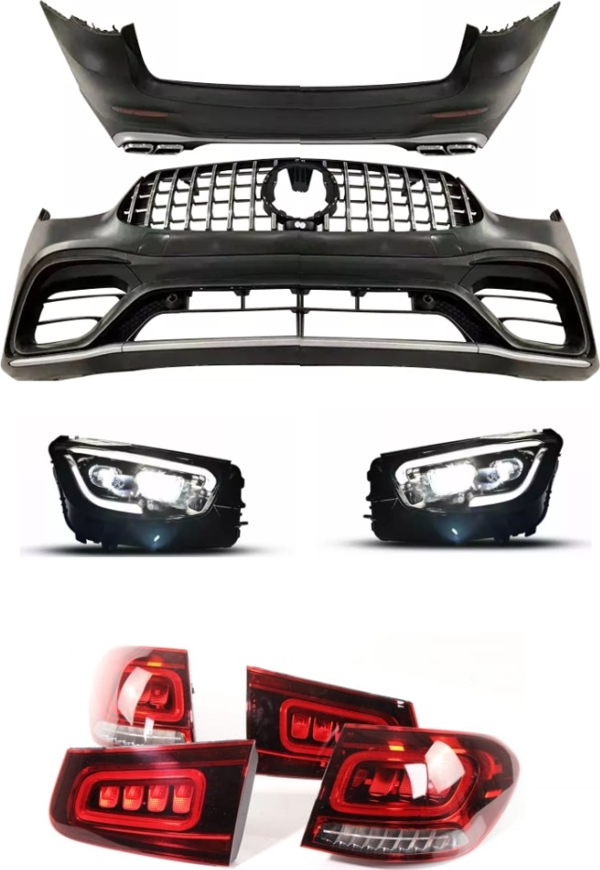 Mercedes X253 GLC (2016-2019) Arası Uyumlu 2020+ Facelıft Body Kit /Dönüşüm - Image 1