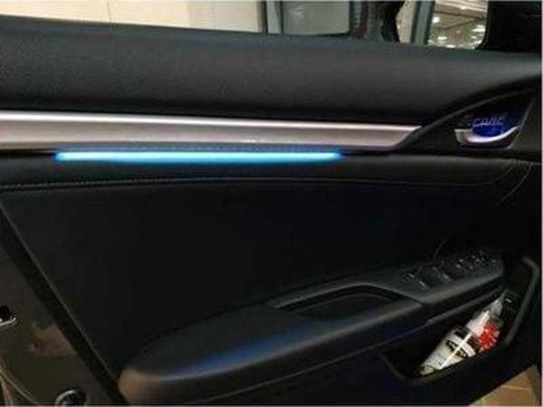 Honda Civic Fc5-Fk7 2016-2020 Işıklı İç Kapı Çıtası 4 Parça Mavi - Image 1