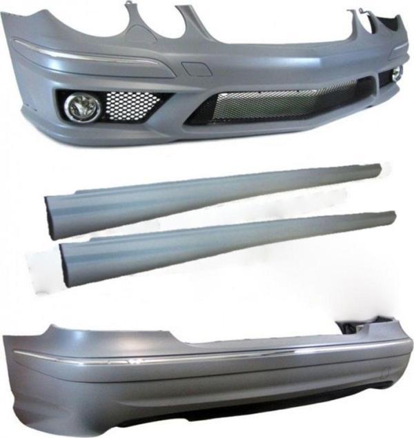 Mercedes W211 E Serisi (2007-2009) Arası Uyumlu E63 Body Kit - Image 1