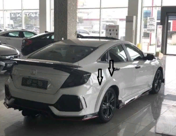 Honda Civic Fc5 2016-2020 Sedan Dodik - Image 1