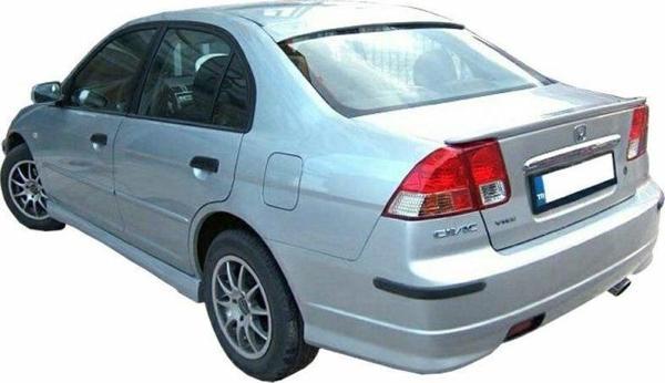 Honda Civic 2002-2006 Sedan Cam Üstü Spoiler Boyalı - Image 1