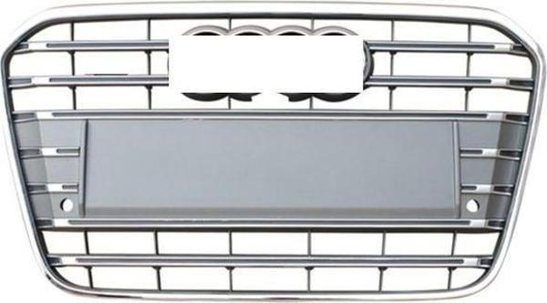 Audi A6 2011-2014 Arası Uyumlu S Panjur Krom / Gri - Image 1