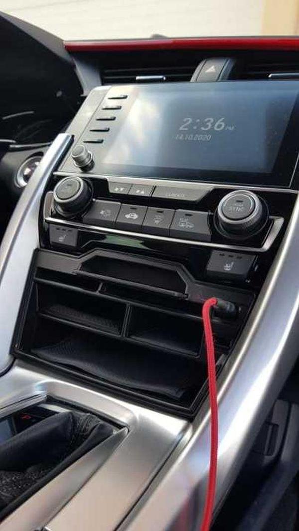 Honda Civic Fc5 2016-2020 Usb Portlu Ön Orta Konsol Bölmesi - Image 1