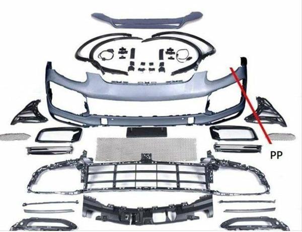 Porsche Cayenne 2015-2017 Facelift 2020+ Uyumlu Yükseltme 9y0 Turbo Body Kit - Image 1