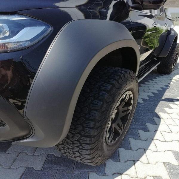 Mercedes X-Class Uyumlu Jumbo Çamurluk Kaplama Çift Depo Dodik - Image 1