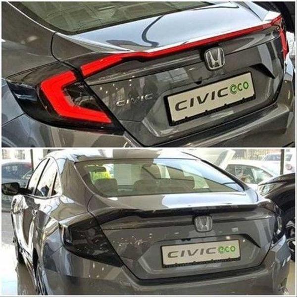 Honda Civic Fc5 2016-2021 Hareketli Sinyalli Led Stop Ve Spoiler Takımı Smoke - Image 1