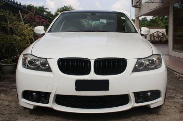 Bmw 3 Serisi E90 2009-2011 Uyumlu ( LCI ) M3 Görünüm Ön Tampon / Panjur ( Sis Lambası Dahil ) - Image 1