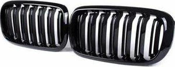 Bmw X5-X6 F15 (2015-2018) M Böbrek (Çift Çizgi Panjur) Piano Black - Image 1