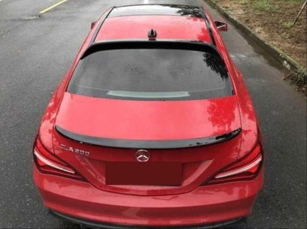 Mercedes W117 CLA 2013-2019 Uyumlu Spoiler Parlak Siyah - Image 1