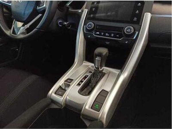 Honda Civic Fc5 2016-2020 Yeni Stil Vites Konsol Kaplama - Silver - Image 1