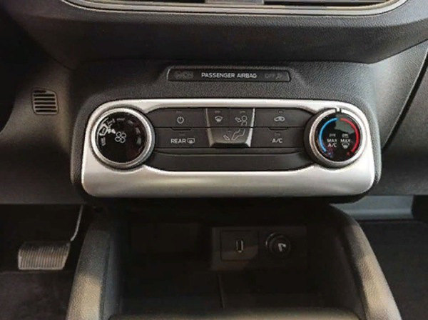 Ford Focus 2019+ Klima Panel Kaplama Silver (abs) - Image 1