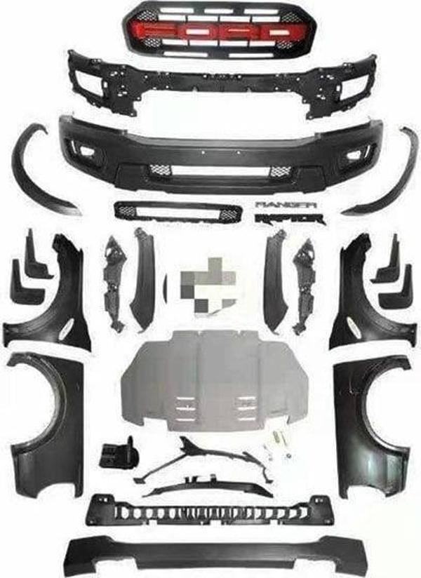Ford Ranger T7 ve T8 Raptor Dönüşüm (Çamurluklar Dahil Tam Set) - Image 1
