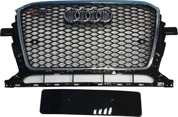 Audi Q5 2012-2016 Arası Uyumlu RSQ5 Panjur Krom - Siyah - Image 1