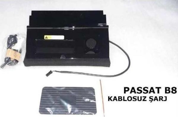 Volkswagen  Passat 2015+ Uyumlu B8 Kablosuz Sarj Standı - Image 1