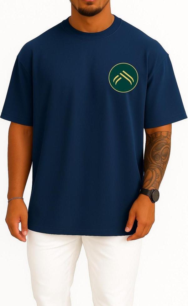 Oversize Saudi Arabia National Football Team Cep Tasarımlı Unisex T-Shirt - Image 1