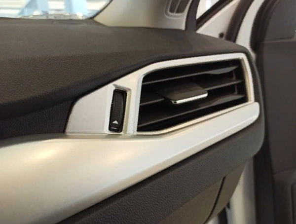 Ford Focus 2019+ Menfez Kaplama Silver 2 Parça (abs) - Image 1
