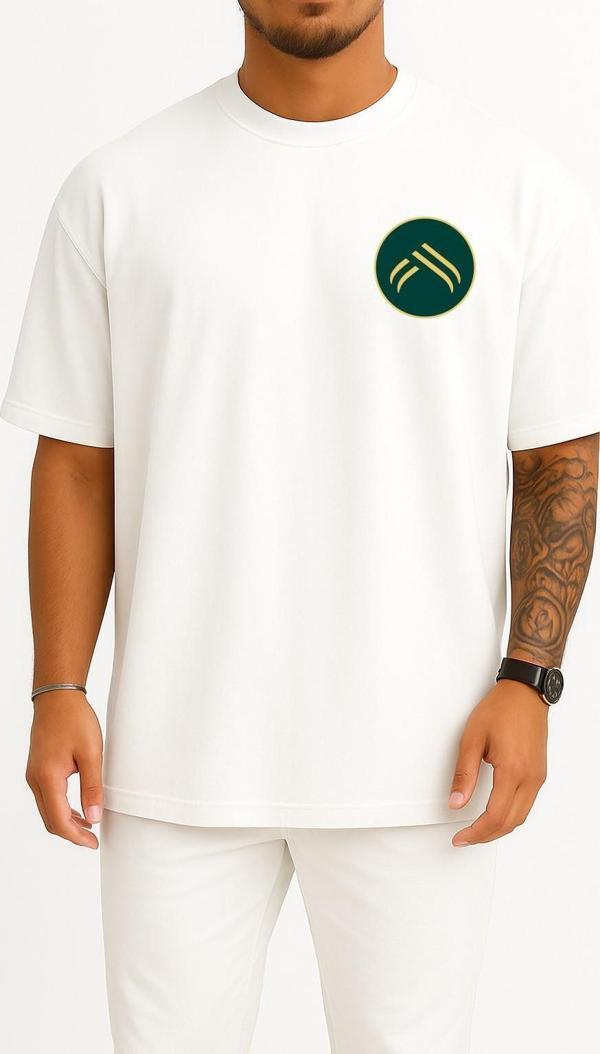 Oversize Saudi Arabia National Football Team Cep Tasarımlı Unisex T-Shirt - Image 1