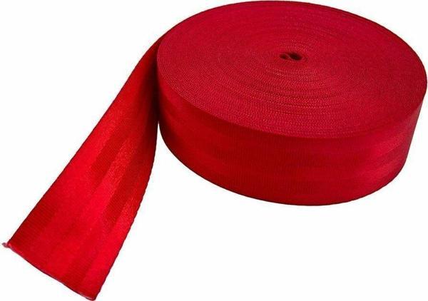 Kırmızı Spor Emniyet Kemeri 1 Koltuk 4 Metre - Image 1