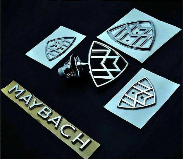 Mercedes Maybach Kaput ve Bagaj Logosu Seti - Image 1