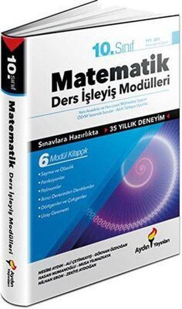 10. Sınıf Matematik Ders İşleyiş Modülleri - Aydın Yayınları-Eğitim - Image 1