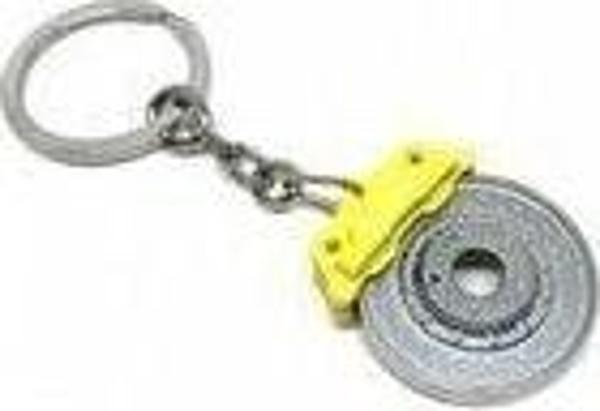 Sportif Anahtarlık Sarı Kaliper Krom Disk - Image 1