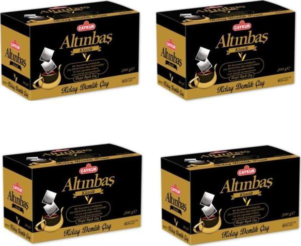 Çaykur Altınbaş Demlik Poşet Klasik 200 Gr 40'lı X 4 Adet - Image 1