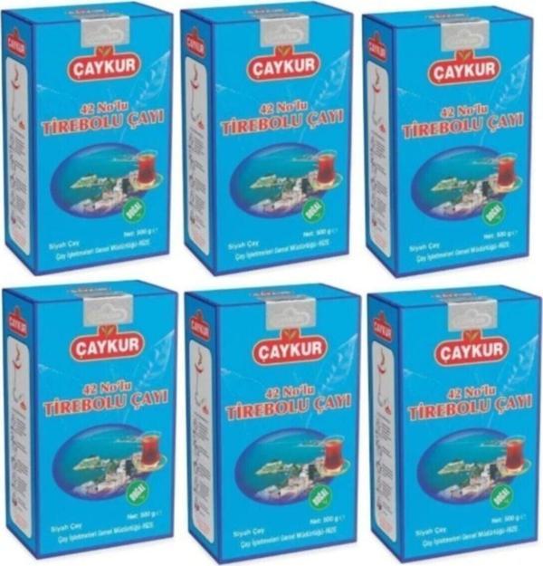 Çaykur 42 Nolu Tirebolu Çay 500 Gr 6 Adet - Image 1