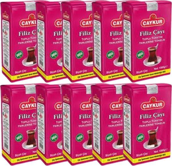 Çaykur Filiz Çayı 1000 Gr 10 Adet - Image 1