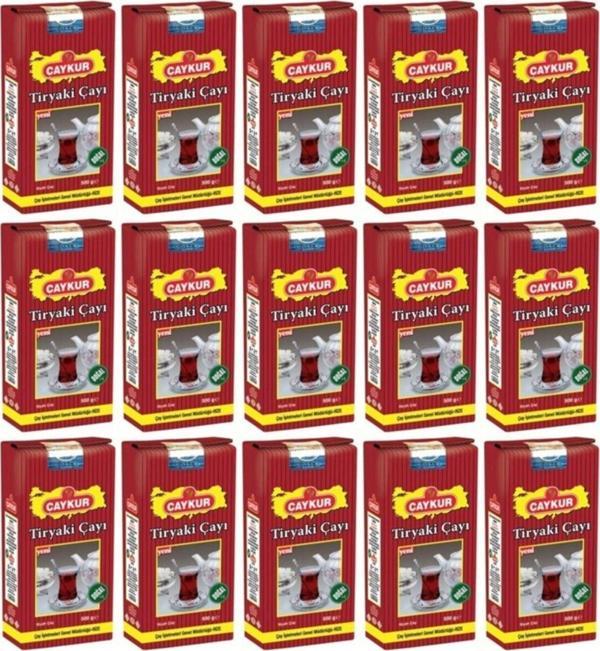 Çaykur Tiryaki Siyah Dökme Çay 500gr 15 Adet - Image 1