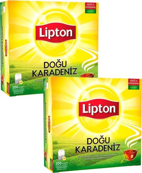 Lipton Doğu Karadeniz Bardak Poşet Çay 100'lü X 2 Adet - Image 1