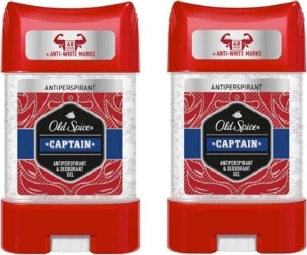 Old Spice Captain Antiperspirant Gel 70 ml X 2 Adet - Image 1