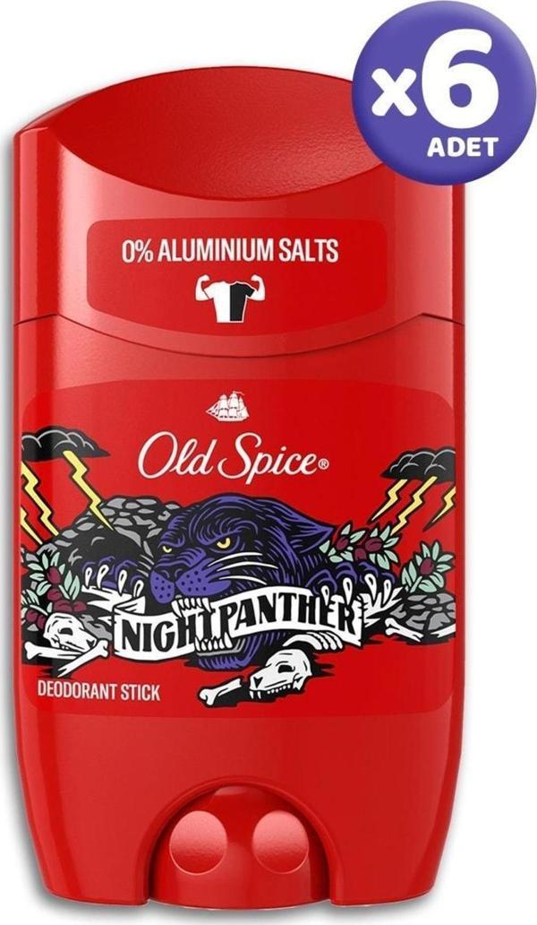 Old Spice Night Panter Deodorant Stick 50 Ml - 6 Adet - Image 1