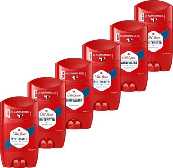 Old Spice Old Spıce Whıtewater Deo Stıck 50 ml X 6 - Image 1
