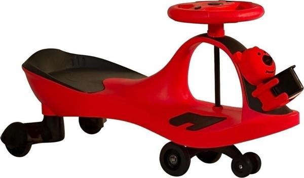 Furkan Toys Swing Car Karınca Çocuk Kaykayı Sevimli Ayıcık Sepetli - Image 1
