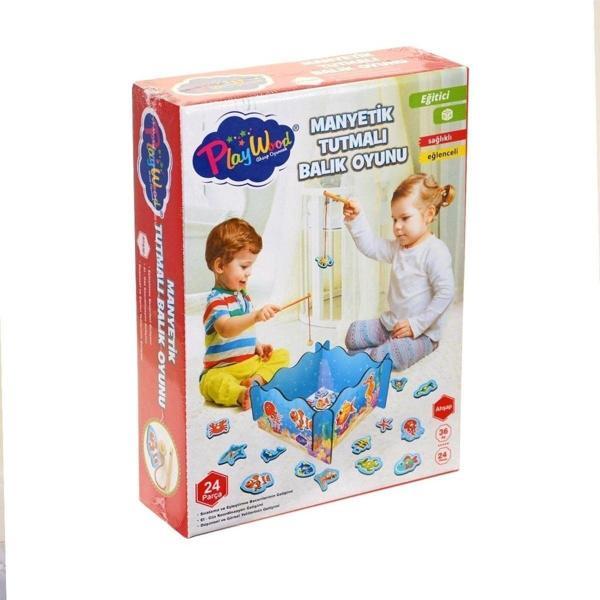 Onyıl Oyuncak Ony-381 OnyılAhşapManyetik Tutmalı Balık Oyunu - Image 1
