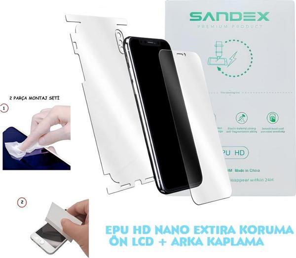 Apple İphone 17 AİR NANO Ekran Koruyucu + Full Arka Kaplama SET Esnek ULTRA İnce - SANDEX - EPU HD - Image 1