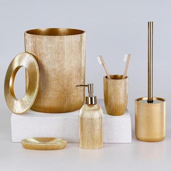 Selim Lydia Banyo Seti Altın - SBNY 160ALT15RS - Image 1