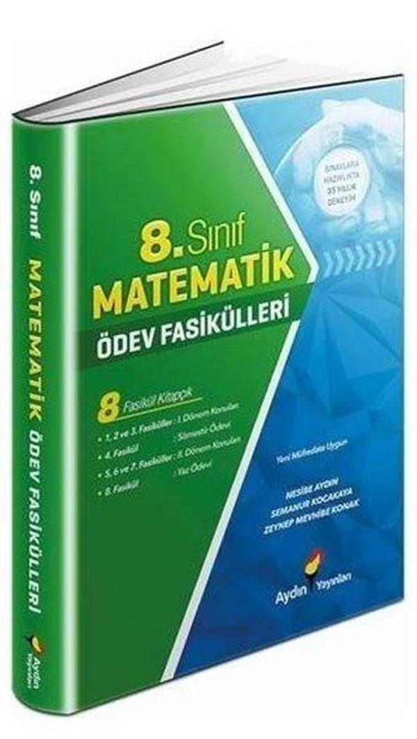 8. Sınıf Matematik Ödev Fasikülleri - Aydın Yayınları-Eğitim - Image 1