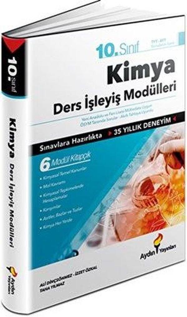 10. Sınıf Kimya Ders İşleyiş Modülleri - Aydın Yayınları-Eğitim - Image 1
