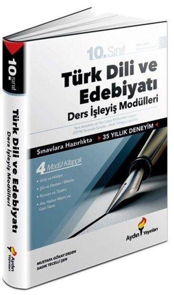 10. Sınıf Türk Dili ve Edebiyatı Ders İşleyiş Modülleri - Aydın Yayınları-Eğitim - Image 1