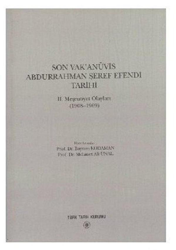 Son Vak'anüvis Abdurrahman Şeref Ef - Pandora Yayın - Image 1