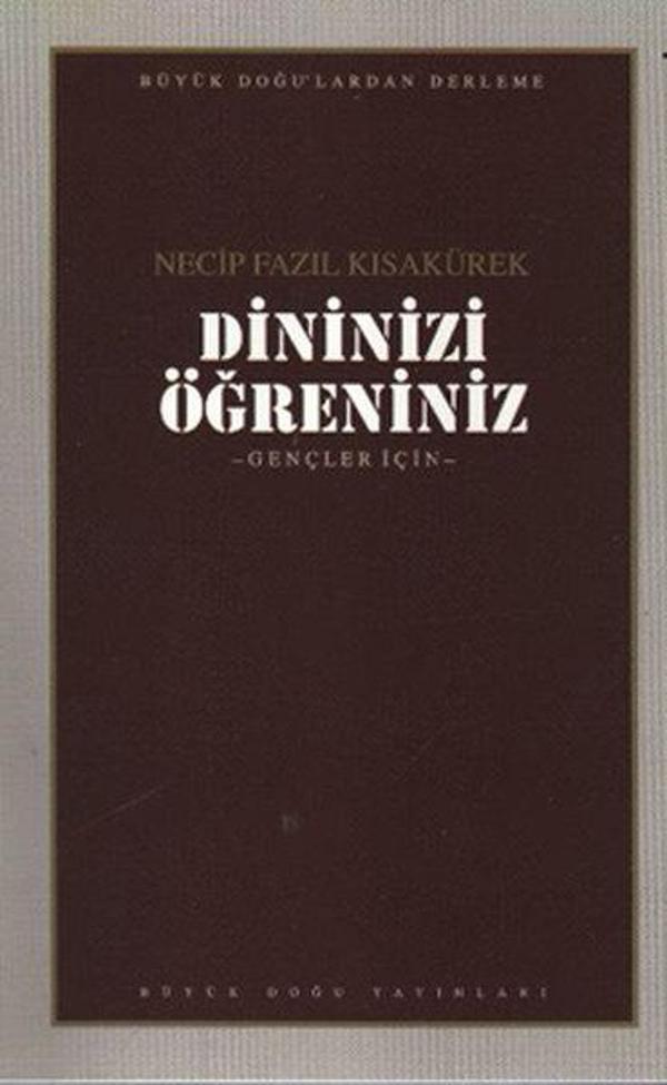 Dininizi Öğreniniz - Büyük Doğu Yayınları - Image 1